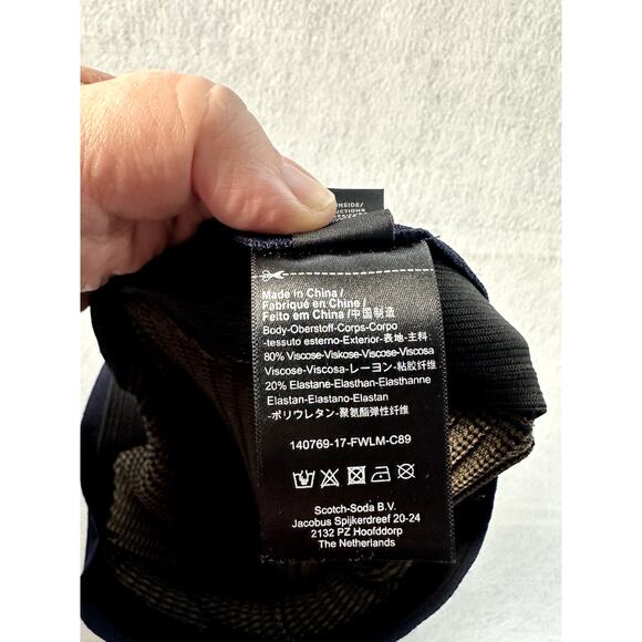 Scotch & Soda Maison Scotch Ok! Bye! Size Small Bodycon Skirt Stretch Brown - Picture 9 of 10